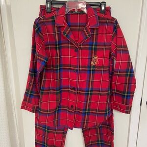 Ralph Lauren Red Plaid Women's Pajama Set